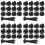 48PCS Magnetic Cable Tie Holders, Flexible Nylon Zip Ties, Button , for Home Office Workshop Garage Use 1