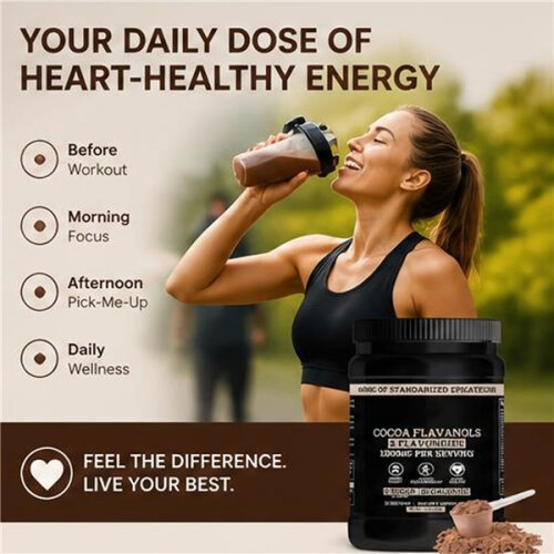 1200mg Black Forest High Flavanol Cocoa Powder And Flavonoids Supplements 1