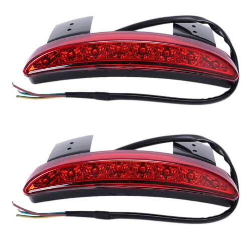 2X Rear  for  Davidson Sportster XL 883 Red