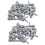 Aquarium Fish Oxygen Air  Tubing Flow Control Valve 40 Pcs Gray 1