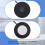 Computer  RGB Lighting Effect External Host Power  Button,Suitable for Internet Cafes,Homes,Offices (Black) 1