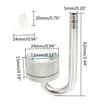 10X Set CO2 Diffuser Atomizer Regulator Reactor for Fish Tank Aquarium Plant Moss