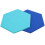 25Pcs Hexagon  Board Hexagonal  Wall Sticker Multifunction 3D Decorative Home Message Board  Series 4
