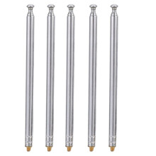 RC Model Car 25 Silver 5 Section 3 mm External Threaded Expansion Antenna