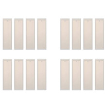 8 Pacote de Molde de Resina de Marcador Faça Você Mesmo, Moldes de Silicone Marcador, Molde Transparente de Artesanato de Joias Faça Você Mesmo