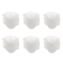 60Pcs Silicone Mold Cup Dispenser DIY Epoxy Resin for Jewelry Making Tool Color Modulation DIY Mold Accessory
