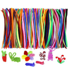 800 Pcs Random Colors Pipe Cleaners Chenille Stem 6mmx12 Inch for DIY Art Crafts Decorations