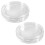 20 Pcs Small Round Transparent Plastic Coin Capsules Box 24mm 1