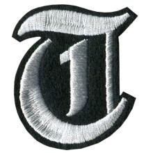 52X English Alphabet Letters Mixed Embroidered Sew Badge Iron Patch for Clothes