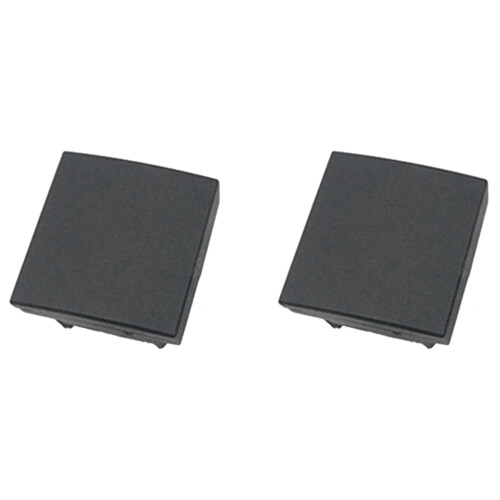 2X Car False Dummy  Button Dustproof Cover Decorative Buttons Compatible with  5  MK5 6 Caddy   Middle 1