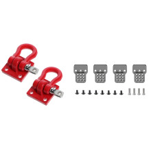 2 Set RC Car Part: 1 Set Climbing Trailer Tow Hook Hooks Buckle & 1 Set Adjustable  Bracket Extender