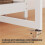 Industrial Folding Dining Table with Shelves White 8