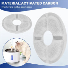 Carbon Replacement Filters for Pet Fountain - 6 Packs Concentrated Carbon Technology Filters for MOSPRO Cat and Dog Automatic Flower Water Dispenser