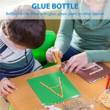 20 Pcs Precision Tip Applicator Bottle, Empty Applicator Glue Bottle for Small Gluing Projects, Paper Quilling DIY , Acrylic Painting, 30Ml /1