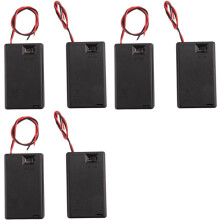 6 Pcs 3 X AAA 4.5V Battery Holder Case Box Wired /OFF W Cover