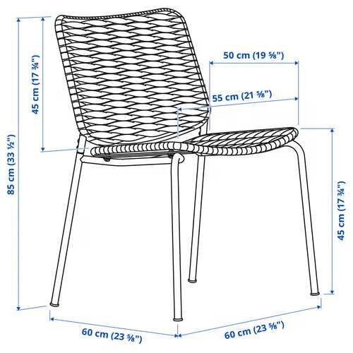 IKEA TEGELÖN Dining Chair-Beige 2