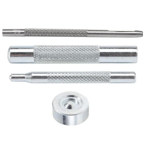 4PCS 831 Type Metal Snap Fasteners Press Studs Button Installation Tools Hand Punch Tool Set DIY Materials Accessories