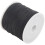 1 Roll 24m Long Black Round Elastic Beading Thread Cord 1mm 1