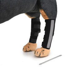 Knieorthese für Hunde zur Unterstützung des vorderen Kreuzbandes, atmungsaktive Beinorthese für Hunde zum Schutz vor Verletzungen M