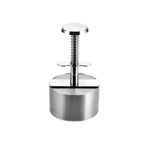 Burgerpresse aus Edelstahl 304  8 cm