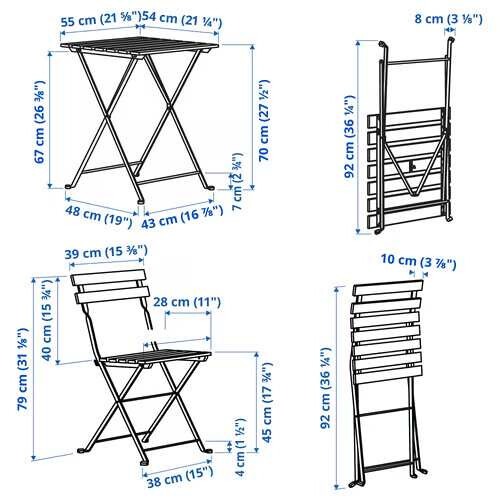 IKEA TÄRNÖ Bistro Set 2 Chairs 55x54cm 2