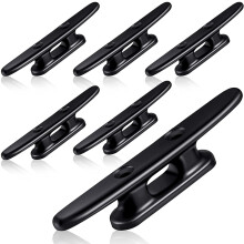 6 StüCke Schwarz Boots Klampen Kajak Klampen Bootsdock Klampen Kajak Kanu Klampen 4 Zoll Nylon Klampen für Boots Liegen Platz ZubehöR
