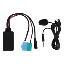 Auto Musik Audiokabel Mikrofon Freisprech Adapter Iso für Punto Nach 2007 für