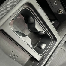 3X voor   2023-2024 Auto Middenconsole Cup Coaster Bekerhouder Insert Accessoires TPE Zwart