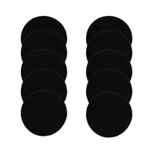 10 Filtros de Carbón para Compostera, Filtro de Aire de Fibra de Carbono Activado Redondo para Compostaje en la Cocina