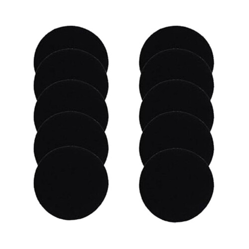 10pcs Compost Bin Charcoal Filters, Round Activated Carbon Fiber Replacement Air Filter for Kitchen Compost