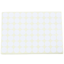 19mm Circles Round Code Stickers Self Adhesive Sticky Labels White
