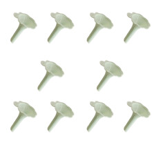 10er-Pack Mini-Trichter - Kleine Kunststofftrichter für ätherische Öle, Parfüm und Flüssigkeiten Green