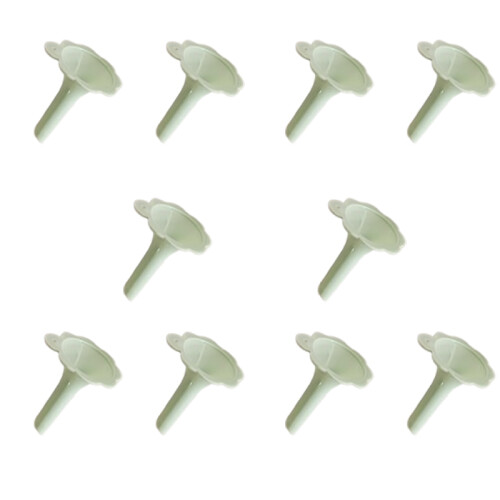 Pacote com 10 Mini Funis - Pequenos Funis de Plástico para Óleos Essenciais, Perfumes e Líquidos Green