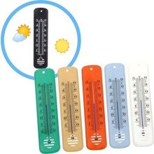 Thermomètre d'ambiance - Terdens - 14,5 cm - Plastique - Mélange de couleurs - Sans fil