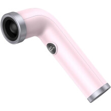 Bladeless Handheld Electric Fan With Digital Display Flexible Bendable Tube Desk Fan Portable Outdoor Cooling Device(Pink)