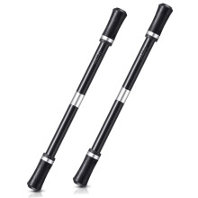 2 STÜCKE Finger Stift Drehen Mod Gaming Drehbarer Stift Fliegend Drehbarer Stift mit Gewichtetem Finger Drehbarer Stift (Schwarz)