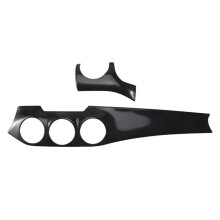 2 StüCk / Set Kohle Faser Auto Zentrum Konsole Klima Anlage Paneel Dekoration für W176 GLA X156 CLA C117 2013-19