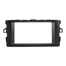 2Din Auto Faszie für  Auris 2006-2012 Stereo Faszien Paneel Dash Halter Installation Auto DVD Rahmen Kit In-Dash