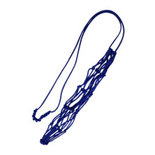 (Blue) Strapazierfähige Nylon-Fußballnetztasche, tragbare Outdoor-Netztasche, Zubehör