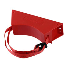 (Red) Portable Gas Cylinder Holder Stand Easy Install Wall Mount Bracket Propane Tank Storage