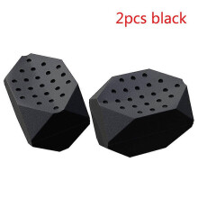 (Black, 2pcs) Käklinjetränare Silikon Dubbelhakaborttagare Ansiktslyftande Uppstramande