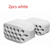 (White, 2pcs) Silikonowy przyrząd do ćwiczenia linii żuchwy, do usuwania podwójnego podbródka, lifting twarzy, ujędrnianie