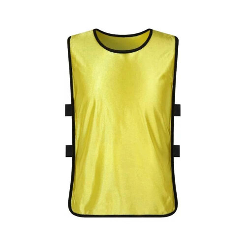 (Yellow, S) Kinder-Fußballtrainingsweste Junior-Uniform