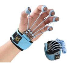 (20lbs) Finger Extensor Trainer Hand Yoga Resistance Band Strength Trainer