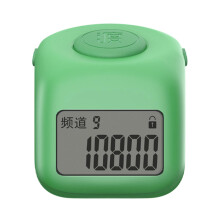 (Green) Gebetszähler mit Klickfunktion, robuster Handzähler mit Verriegelung und Hintergrundbeleuchtung