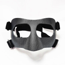 (grey) Adjustable Anti-Collision Basketball Nose Guard Face Shield Protective Mask