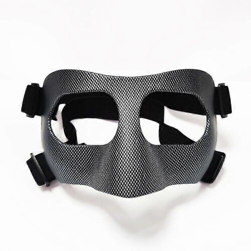 (grey) Adjustable Anti-Collision Basketball Nose Guard Face Shield Protective Mask