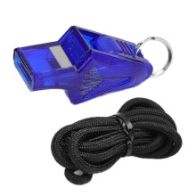 (Dark Blue) Referee Whistle Sturdy Durable Resounding Crisp Portable For Sports Grey