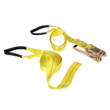 (Yellow) 2-Inch Slackline Kit Adventure Trick Line for Camping Backyard Birthday