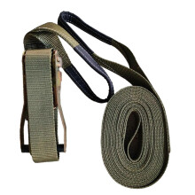 (Army Green) 2-Inch Slackline Kit Adventure Trick Line for Camping Backyard Birthday